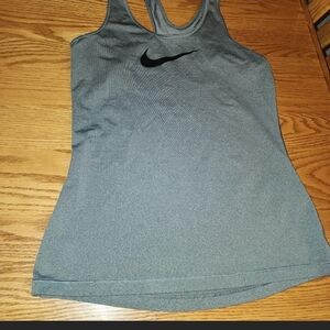 Nike Women's Gray Racerback Tank Top